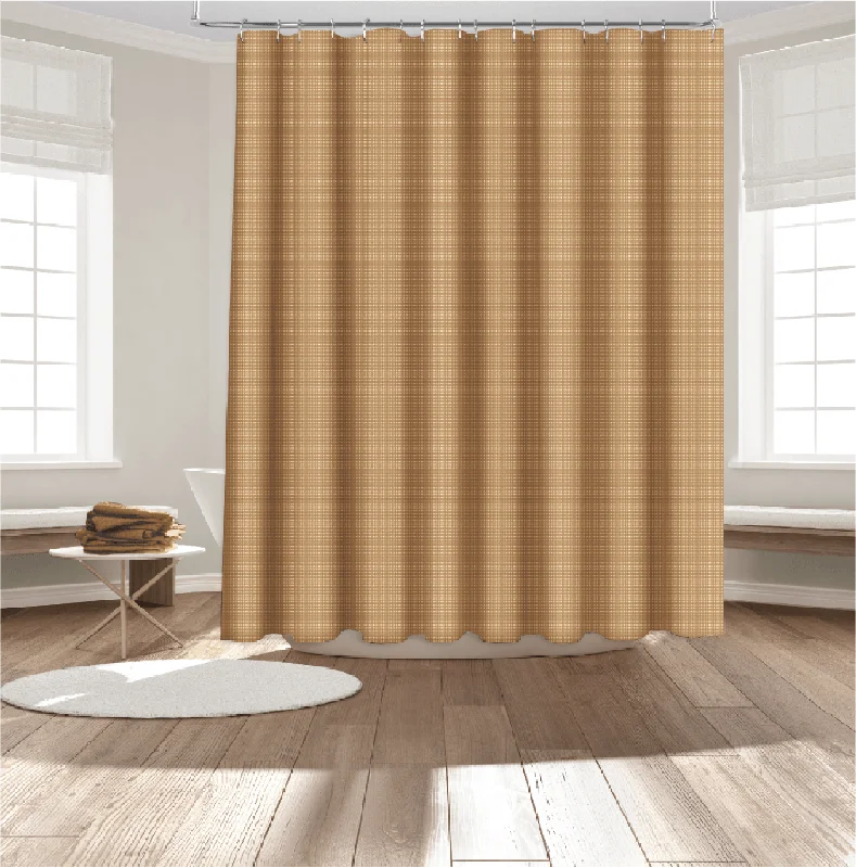 14 Pieces Iced Coffee Roaring Fork Shower Curtain with Liner