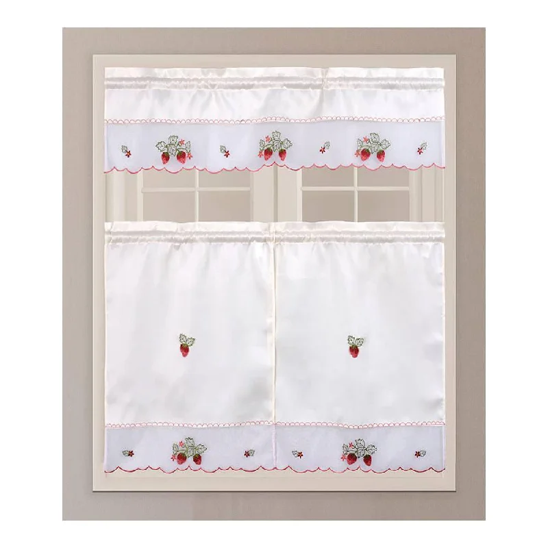 3 Piece ZCA64 Kitchen Curtain