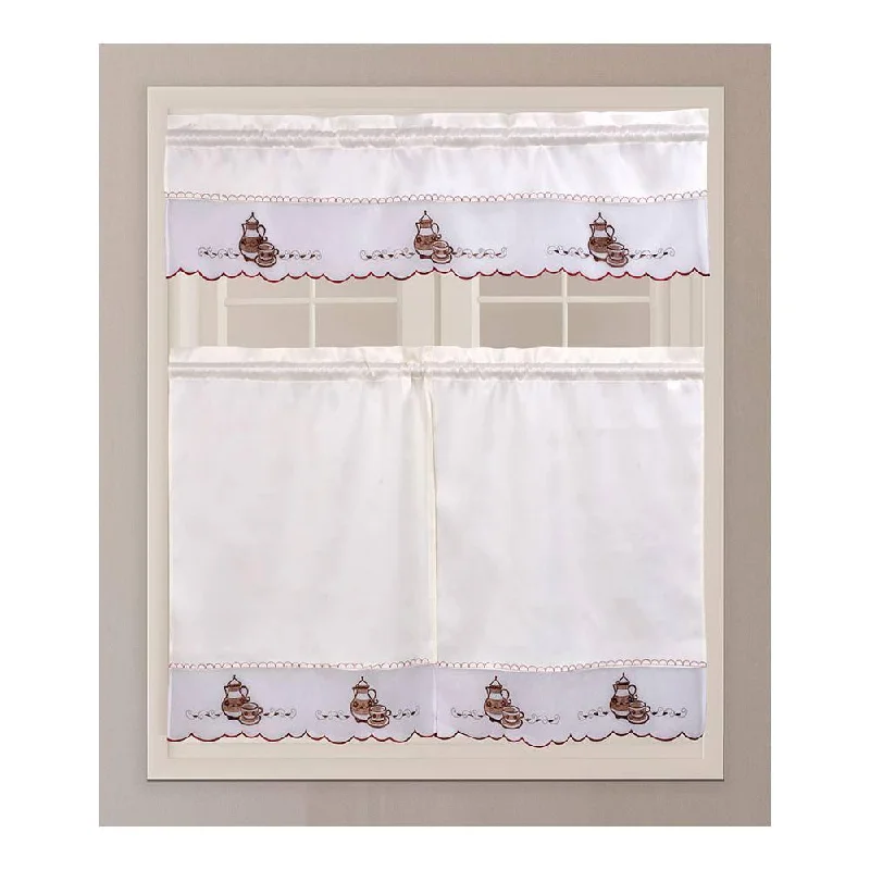 3 Piece ZCA79 Kitchen Curtain