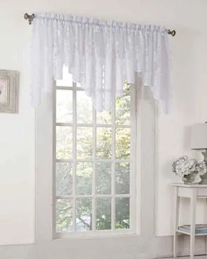 Alison Lace Curtain Valance