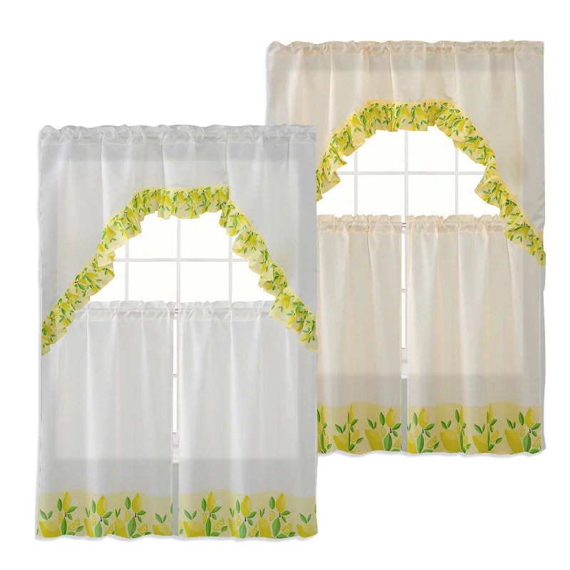 3635-LEMONS KITCHEN CURTAIN