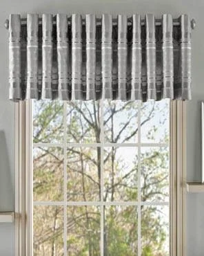 Fiesta Faux Silk Grommet Top Valance