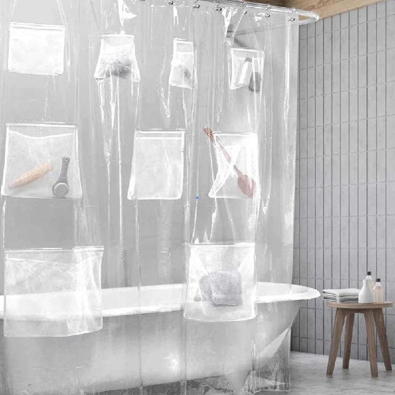 Handy Sack 9 Pocket Shower Curtain