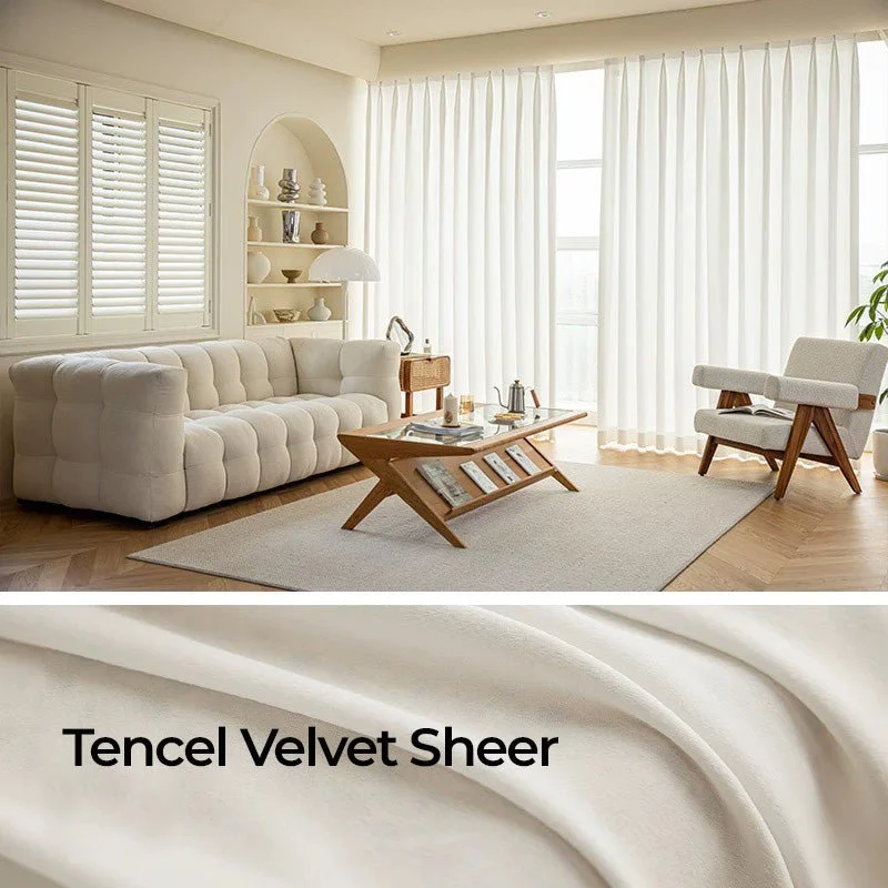 Tencel Velvet Sheer