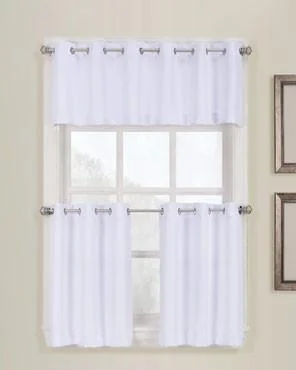 Montego Grommet Textured Tier Curtain