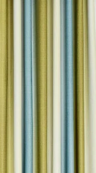 Blue Green curtain