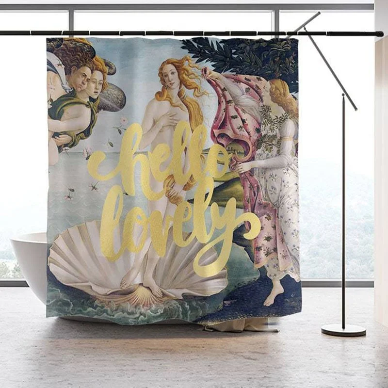 Hello Venus Shower Curtain