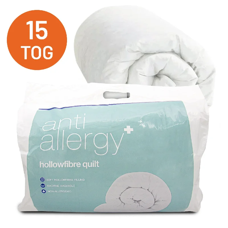 Anti Allergy Hollowfibre 15 Tog Duvet