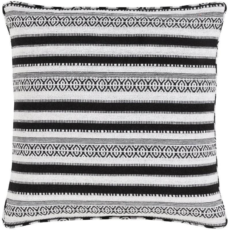 Artistic Weavers Madora Bohemian Striped Cotton Blend Throw Pillow