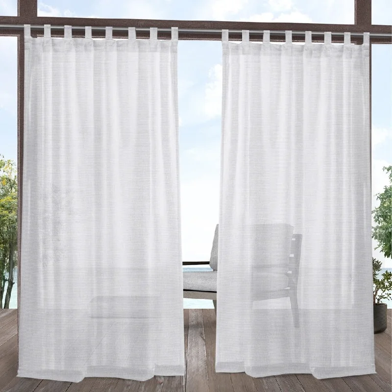 ATI Home Miami Outdoor Tab Top Window Curtain Panel Pair