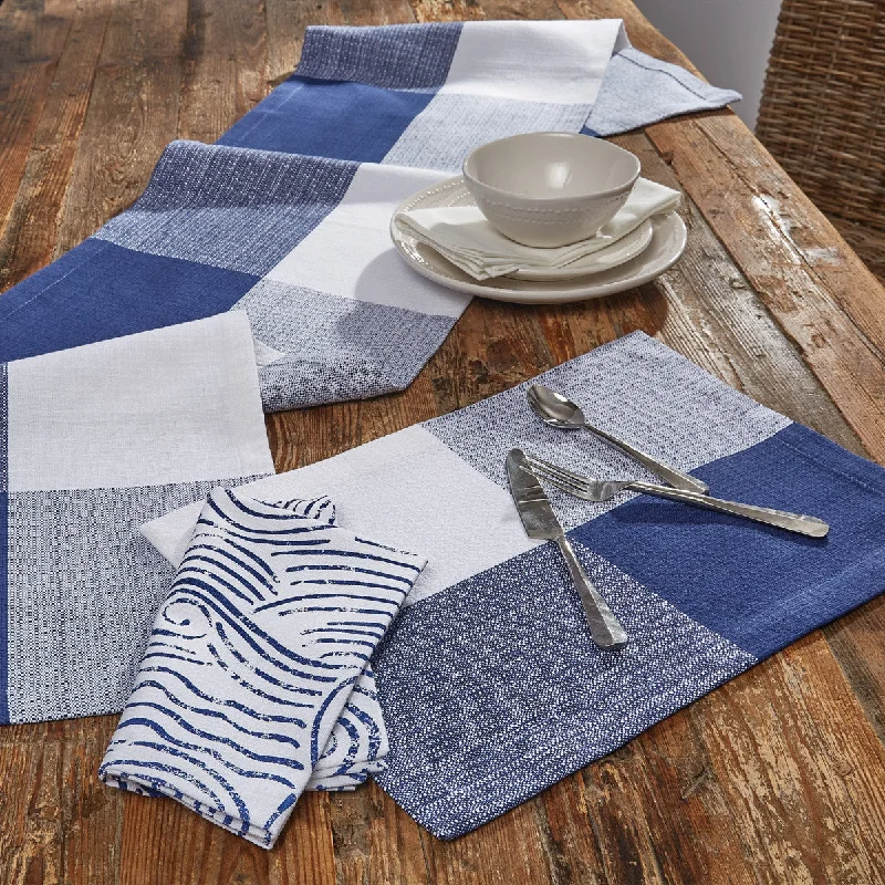 Block Check Woven Placemat - Set of 4 Park Designs