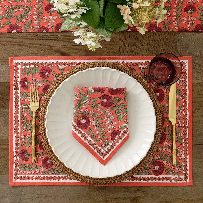 Cactus Flower Red Placemat