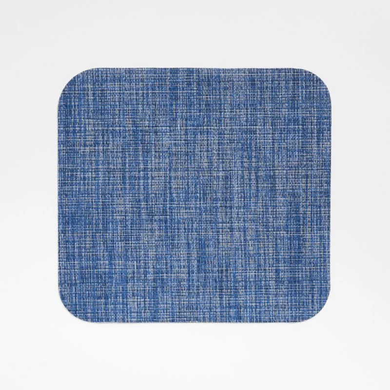 Chilewich ® Blue Rounded Square Crepe Placemat