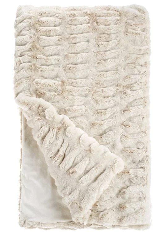 Fabulous Furs Couture Ivory Throw