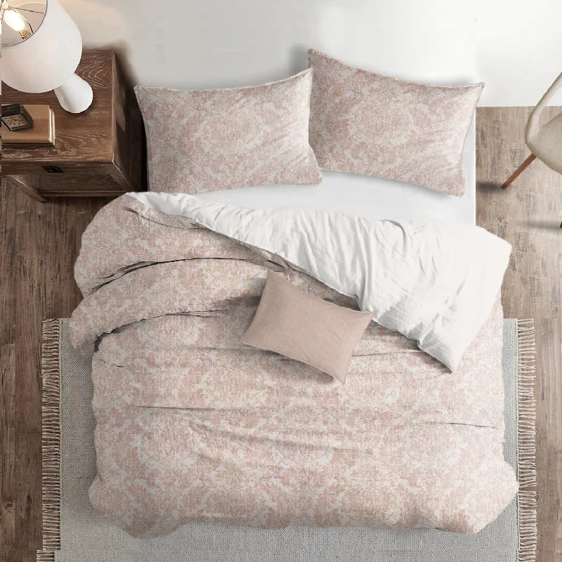 Damaskus Linen Blush Bedding