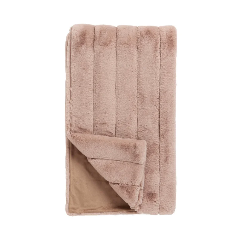 Fabulous Furs Posh Throw - Blush