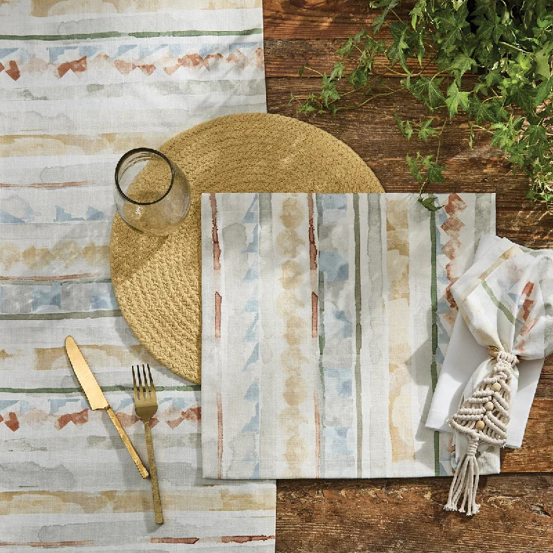 Everly Stripe Placemat Set of 12 Park Designs