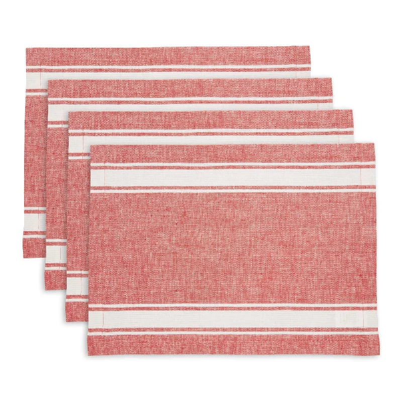 Farmhouse Stripe Placemats, Set of 4