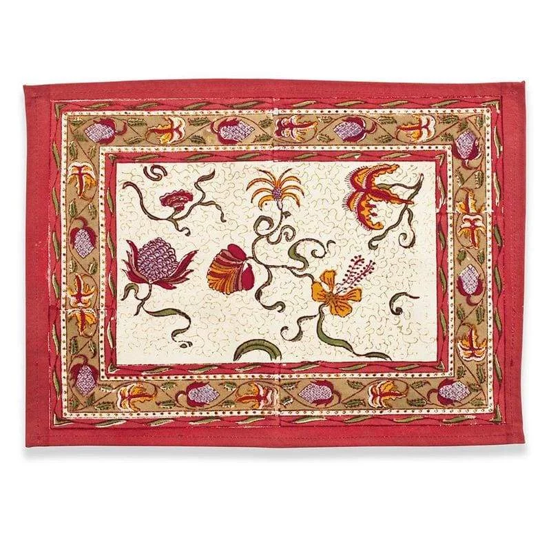 Fleur des Indes Placemats, Set of 6