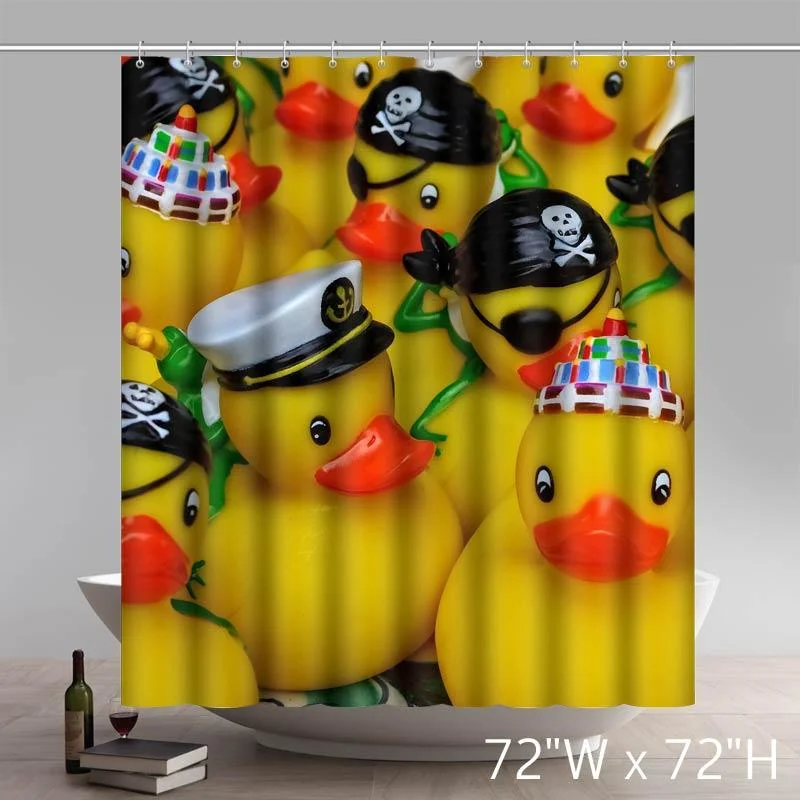 Funny Rubber Duckies Are Hiding A Dirty Little Secret Shower Curtains