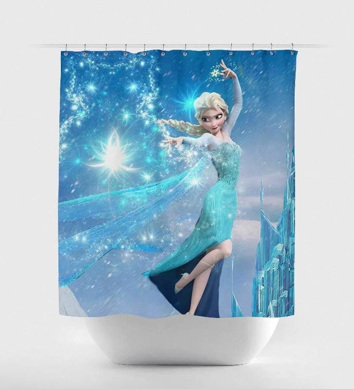 Got Gift Queen Elsa Magic Kid Gift Idea shower curtain