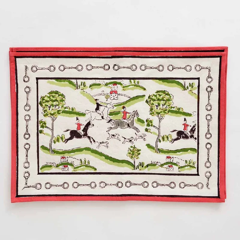 Hunt Scene Placemat | Set of 4