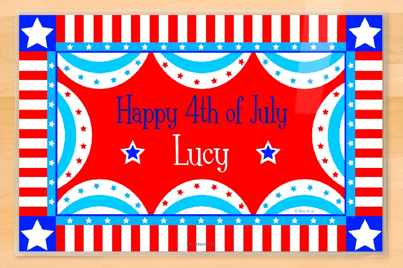 July 4th Banner Placemat