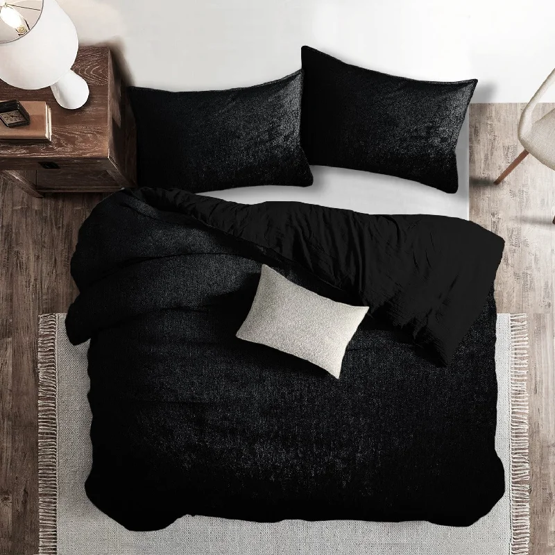 Juno Velvet Black Bedding