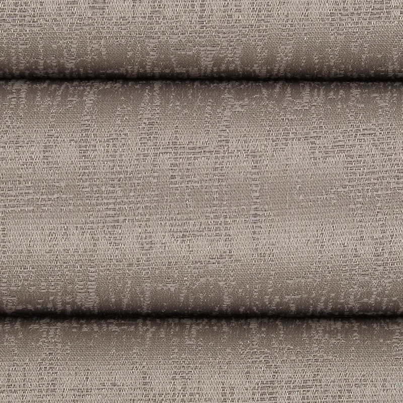 Kobe Taupe FR Semi Plain Curtains