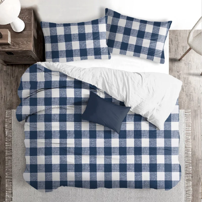 Lumberjack Check Indigo/White Bedding