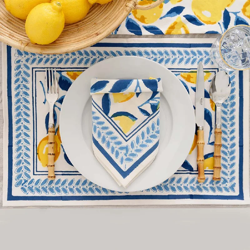 Mod Lemon Placemat | Set of 4