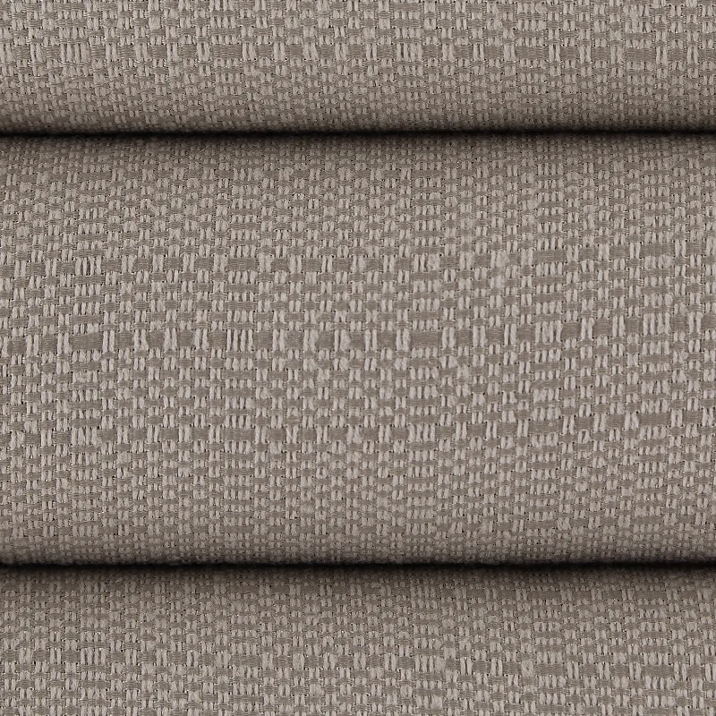 Nara Taupe FR Semi Plain Curtains