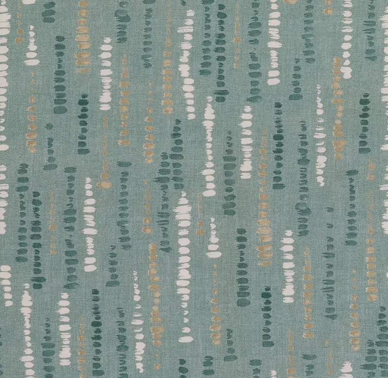 Niko Duck Egg Blue Geometric FR Curtains