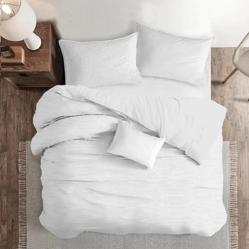 Nova White King Bedding