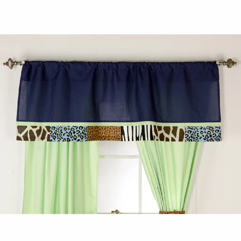 One Grace Place Jazzie Jungle Boy Curtain Valance