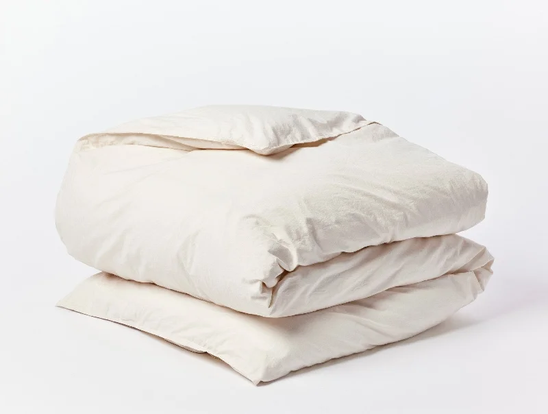 Organic Crinkled Percale™ Duvet Cover