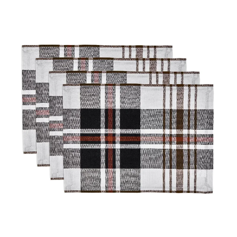 Oxford Plaid Placemats, Set of 4