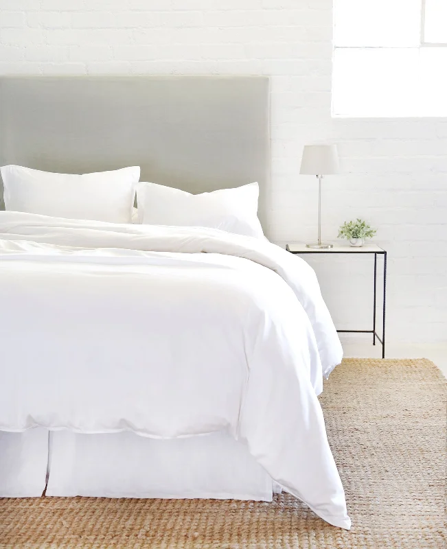 Parker Bamboo Duvet Set in White