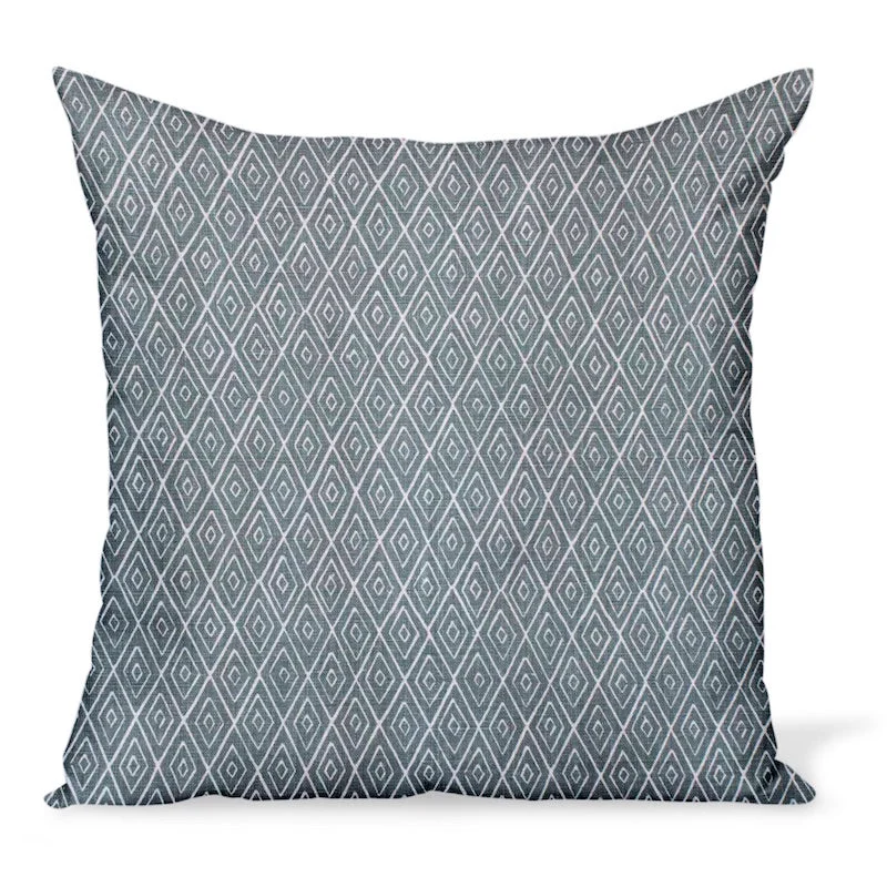 Peter Dunham Textiles Atlas in Ocean Pillow