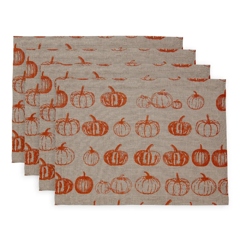 Pumpkin Patch Placemats, Set of 4