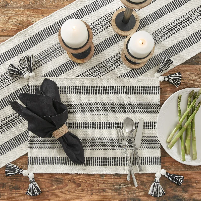 Raven Stripe Placemat Set of 4 Park Designs