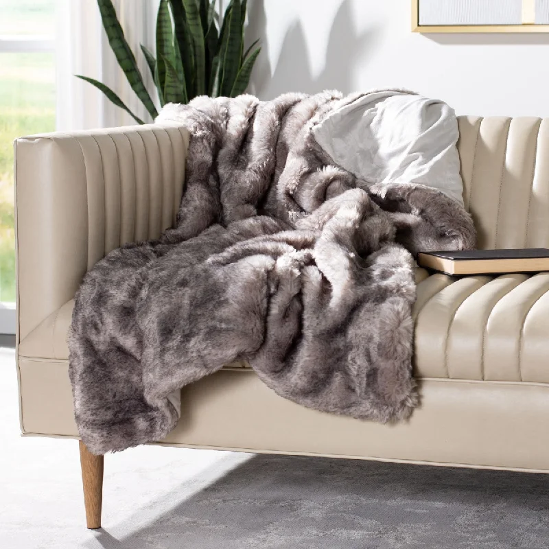 Safavieh Faux Chinchilla Throw