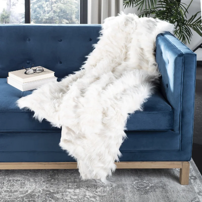 Safavieh Luxe Feather Throw