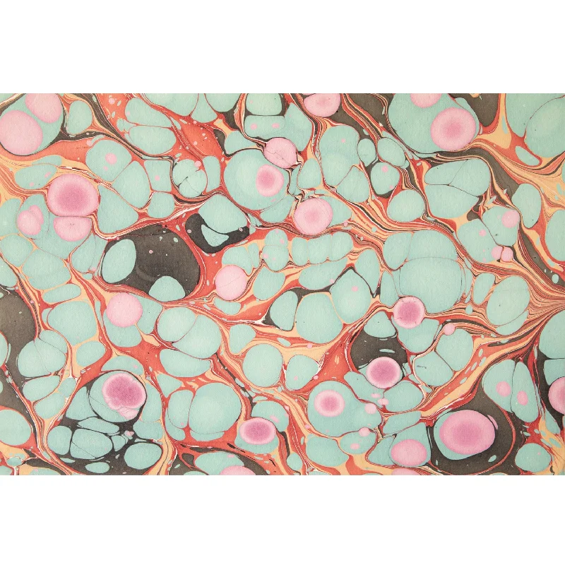 Seafoam & Red Stone Marbled Placemat