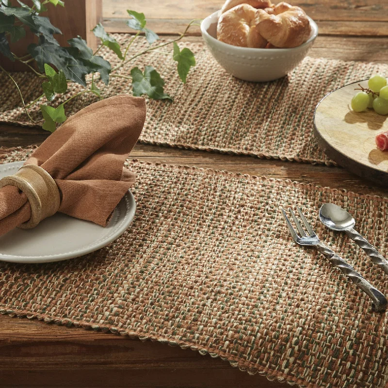 Tweed Placemat - Ginger set of 4 Park Designs