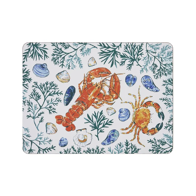 Ulster Weavers Shellfish Placemat - 4 Pack One Size in Green