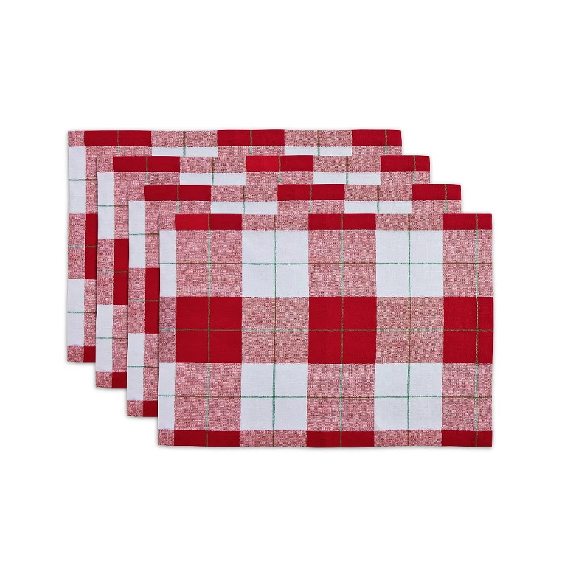 Very Merry Plaid Placemats, Set of 4