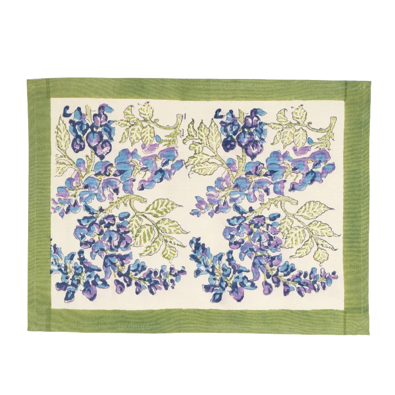 Wisteria Green & Blue Placemats, Set of 6