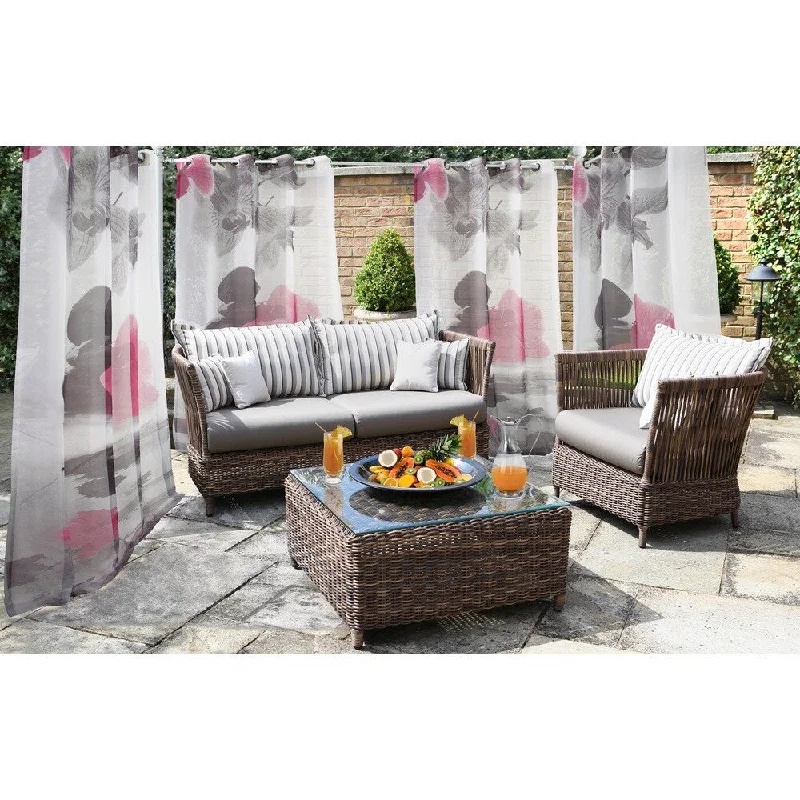 Zen Rocks outdoor voile panel