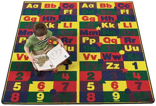 ABC 123's Educational Rug